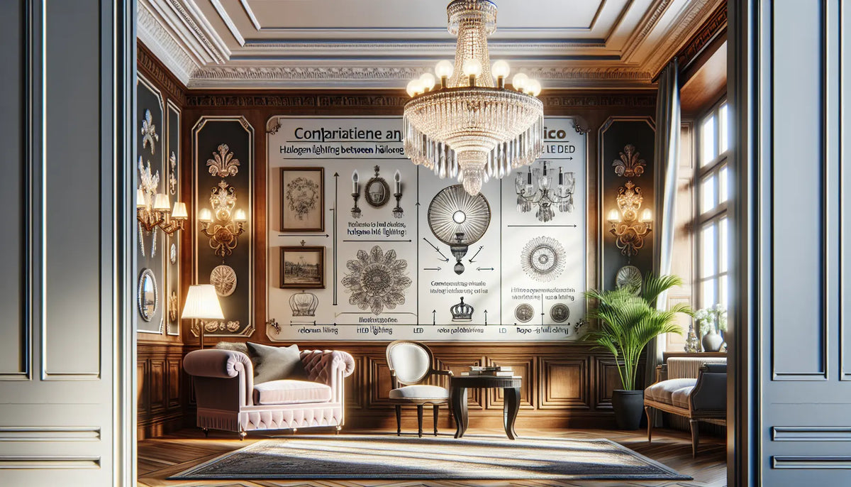 Éclairage halogène chic et chaleureux : guide déco, comparatifs et alternatives LED rétro pour un style classique
