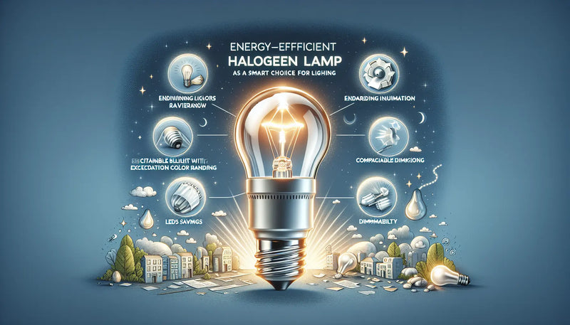 Lampe halogène basse consommation : une alternative éco-responsable aux LED avec culot E14 et variateur