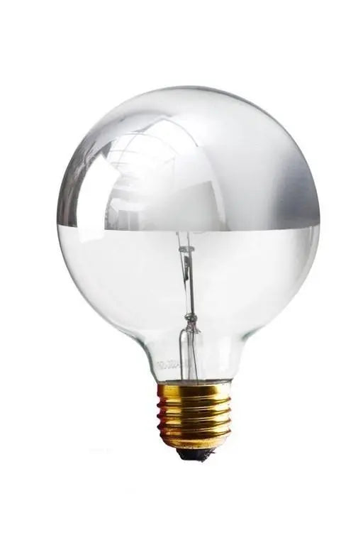 Ampoule calotte argentée globe 125MM : solution technique pour éclairage directionnel