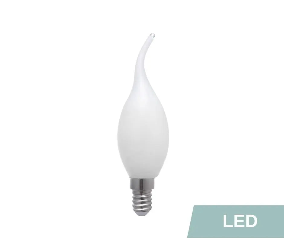 Ampoule LED flamme coup de vent E14 5.5w : Le remplacement esthétique pour vos lustres