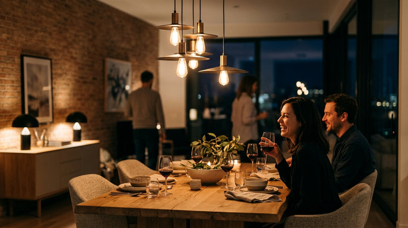 eclairage salle a manger moderne - guide Jurassic Light