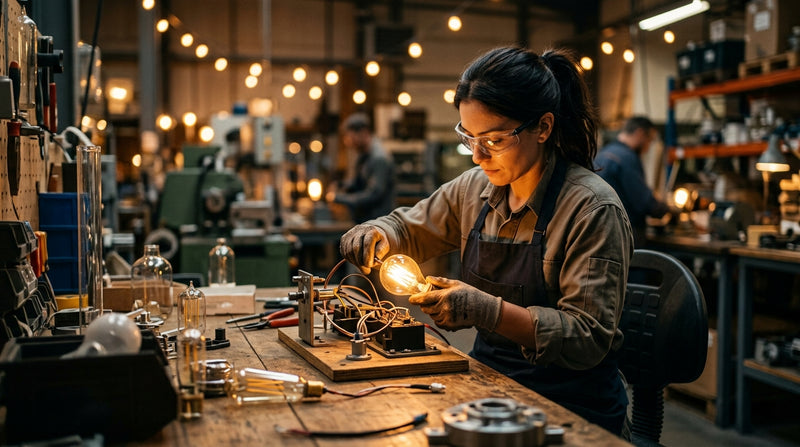 ampoule eclairage usine - guide Jurassic Light