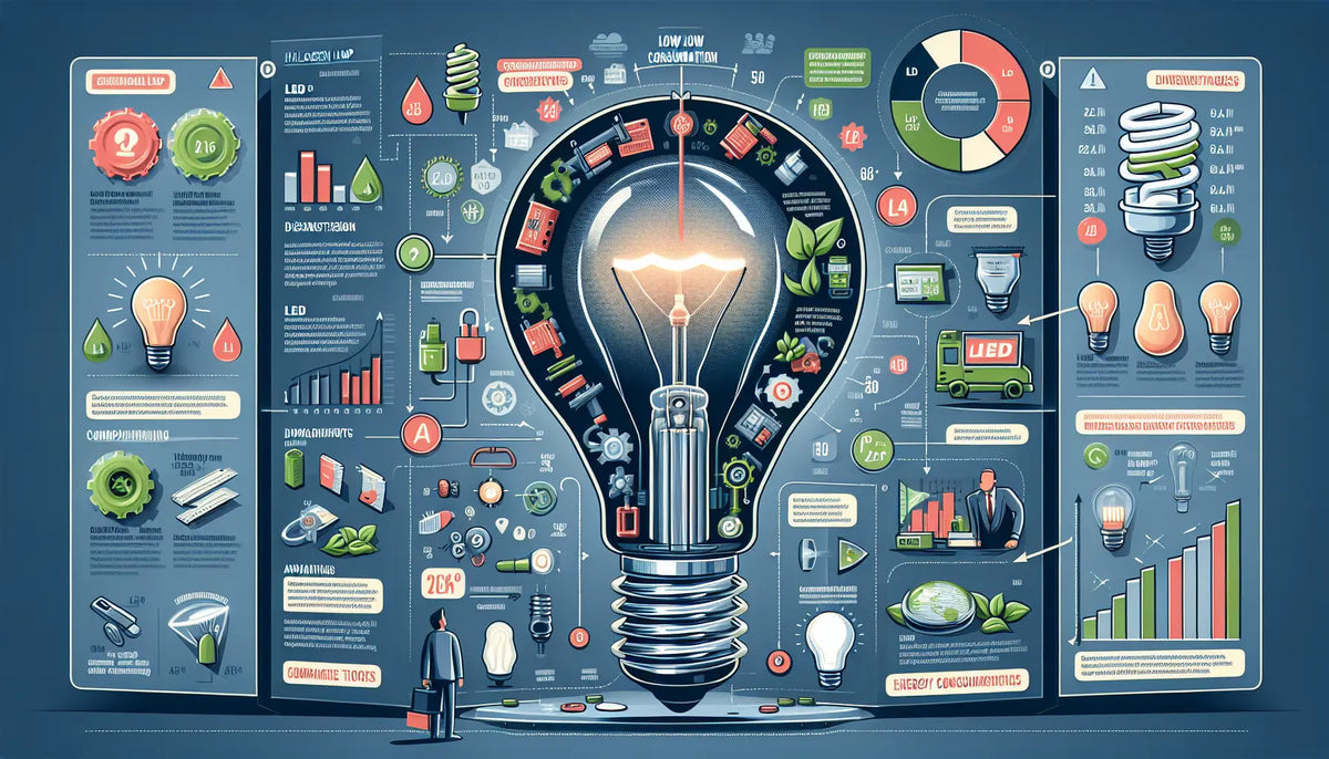 Lampe halogène basse consommation : fonctionnement, avantages, inconvénients et comparatif avec LED et CFL pour un éclairage économique et écologique