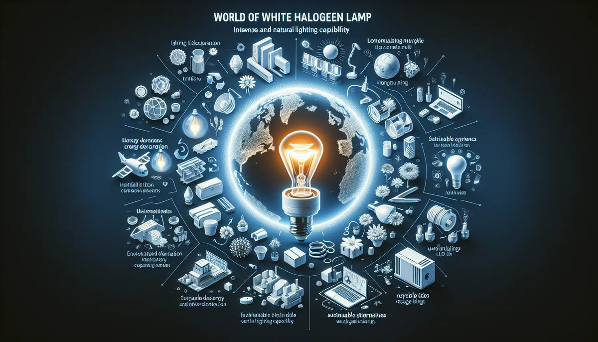 Lampe halogène lumière blanche : guide complet sur son éclairage, ses avantages, inconvénients et alternatives LED