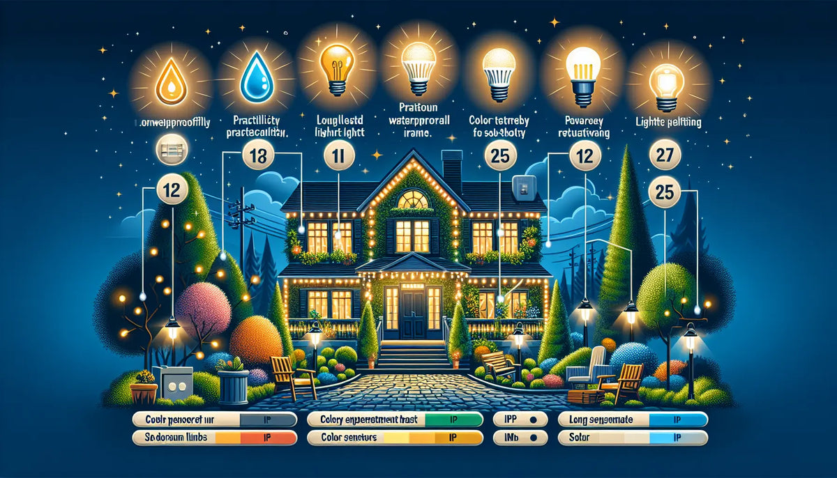 Comment choisir une ampoule LED extérieure : guide complet pour un éclairage de jardin économique, durable et sécurisé