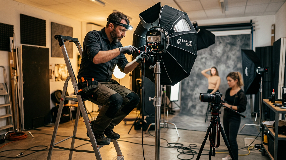 Comment réparer la lampe pilote de votre éclairage flash studio ?