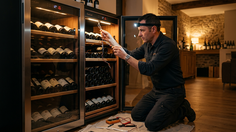 Illustration : comment changer une ampoule pour ampoule cave a vin electrique
