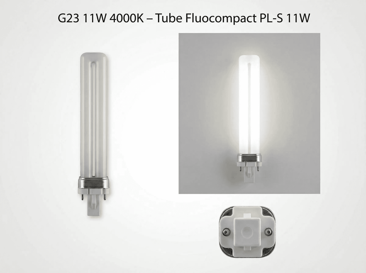 Remplacer un tube PL-S G23 11W 4000K : la solution pour vos luminaires en panne