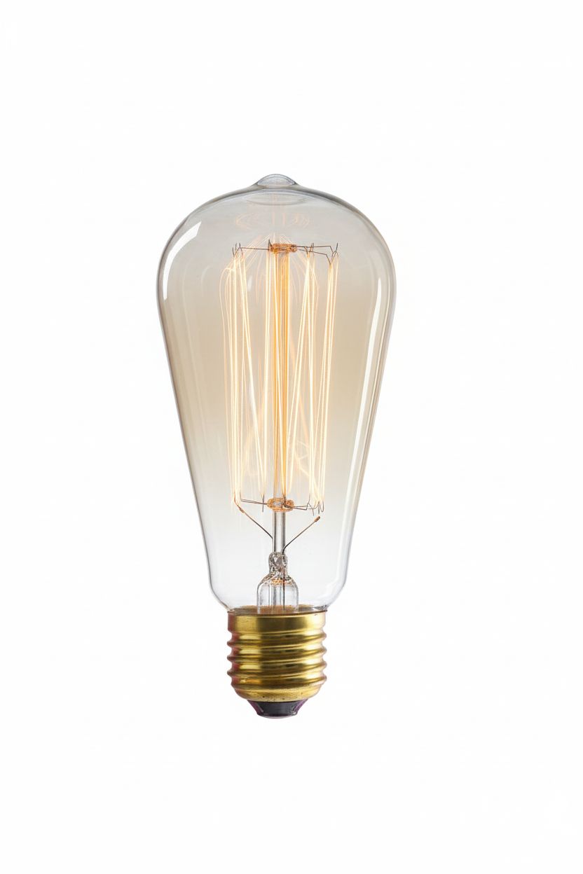 Ampoule Edison ST64 E27 filament tungstène 60 W – Décoratif