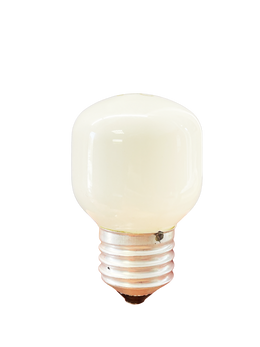 Ampoule tube opale T45 60 W à filament masqué, culot à vis E27