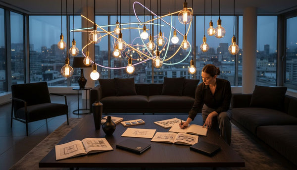 ampoules décoratives salon ambiance