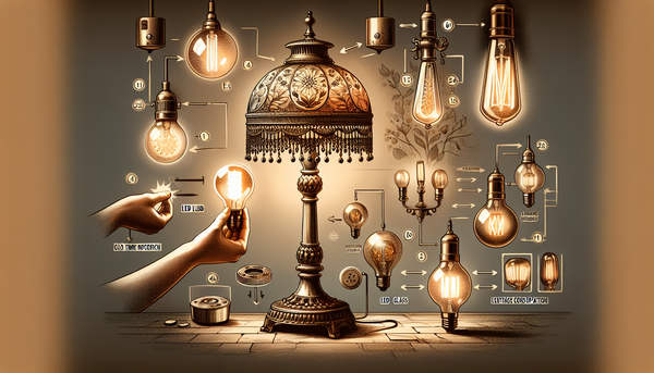 Ampoules LED vintage : modernisez vos luminaires anciens avec style rétro et efficacité énergétique