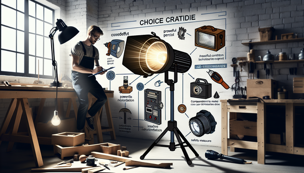 Lampe halogène atelier : guide complet pour un éclairage puissant, précis et abordable