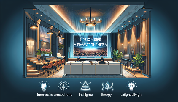 Ampoules LED pour home cinéma : créez une ambiance immersive avec un éclairage intelligent et économique