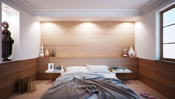 Un éclairages LED chaleureux pour votre chambre à coucher