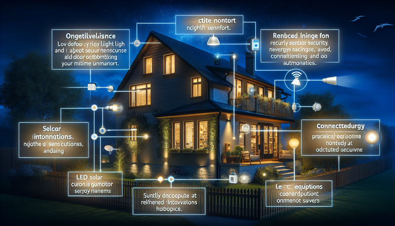 Éclairage extérieur intelligent : sécurisez votre maison avec des détecteurs de mouvement et solutions LED connectées