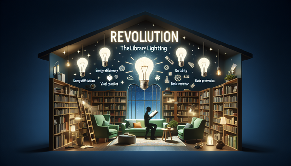 Pourquoi opter pour les ampoules LED pour l'éclairage écologique et durable des bibliothèques ?