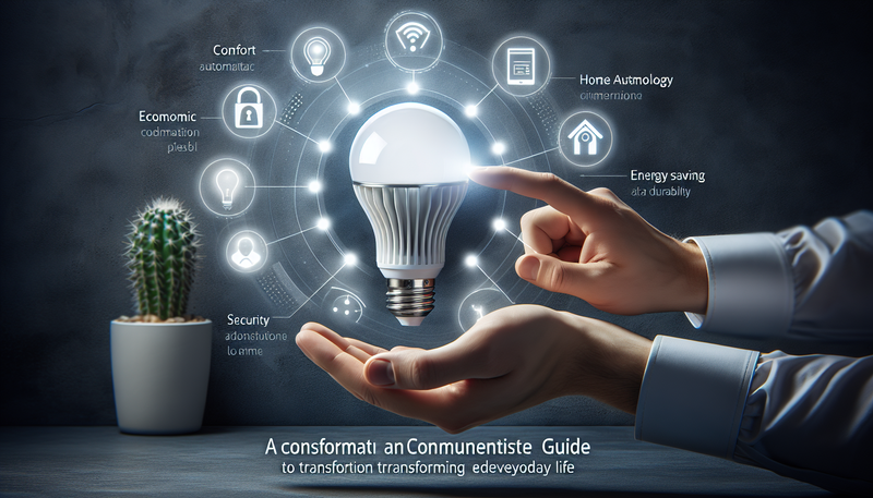 Ampoule LED avec détecteur de présence : éclairage automatique, économique et sécurisé pour maison et bureau