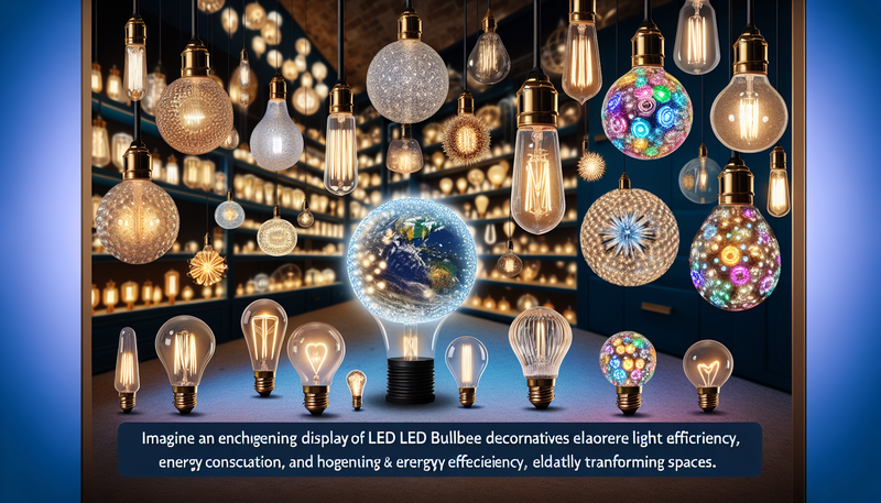 Ampoules LED décoratives : design, économie d'énergie et style pour vos intérieurs et extérieurs