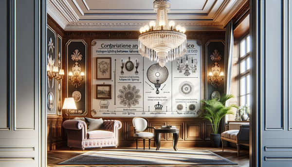 Éclairage halogène chic et chaleureux : guide déco, comparatifs et alternatives LED rétro pour un style classique