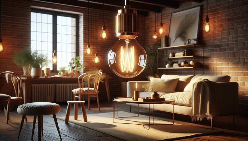 Ampoule LED filament Edison : le luminaire vintage écoénergétique pour une déco rétro et chaleureuse