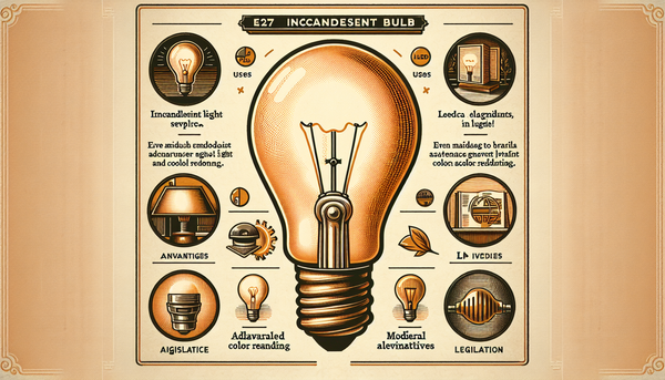 Ampoule incandescence E27 : usages, avantages, alternatives LED et déco vintage
