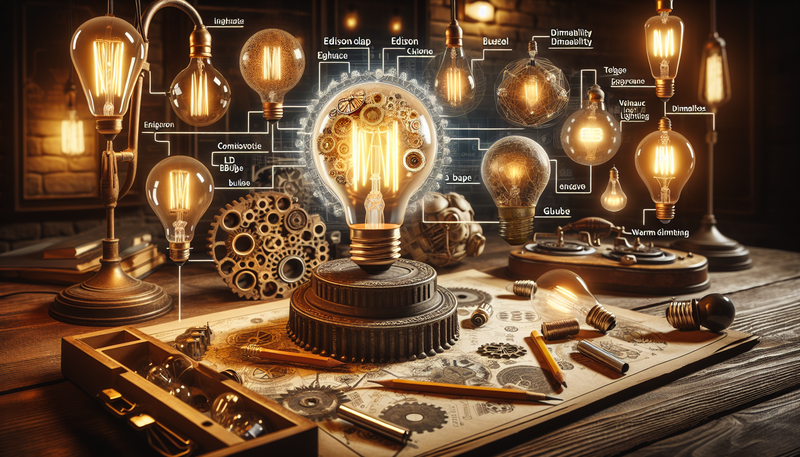 Comment choisir une ampoule LED vintage pour vos luminaires anciens : culot, forme Edison, lumière chaude et déco rétro