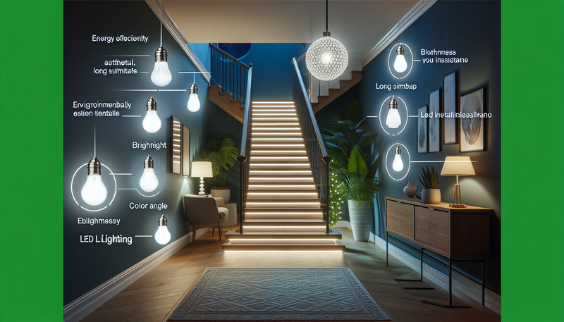Éclairage LED pour escaliers : guide complet pour un design sécurisé, esthétique et éco-responsable