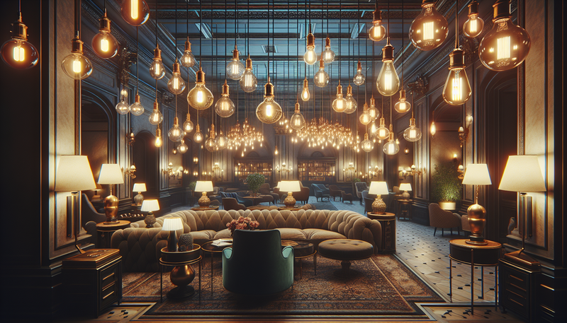 Éclairage Vintage pour Hôtel : Sublimez Votre Établissement avec un Charme Rétro et Économique