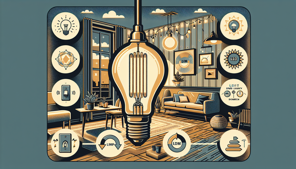Ampoule LED filament dimmable : guide complet pour un éclairage vintage, économique et modulable