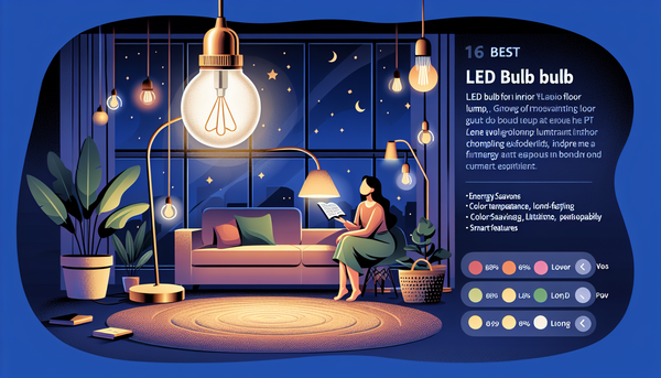 Meilleure ampoule LED pour lampadaire d’intérieur : guide complet pour un éclairage idéal