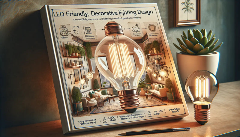 Ampoule LED Filament Design : Éclairage Décoratif, Vintage et Éco-Responsable pour une Ambiance Chaleureuse