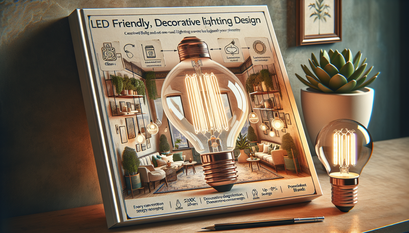 Ampoule LED Filament Design : Éclairage Décoratif, Vintage et Éco-Responsable pour une Ambiance Chaleureuse