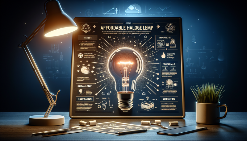 Lampe halogène économique : lumière puissante, faible consommation et installation facile – Guide complet