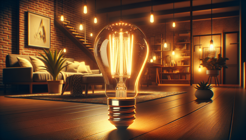 Ampoule LED Filament E27 : Éclairage Vintage, Économies d'Énergie et Ambiance Chaleureuse