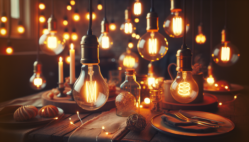 Ampoules à incandescence : charme rétro, lumière chaude et alternatives LED vintage