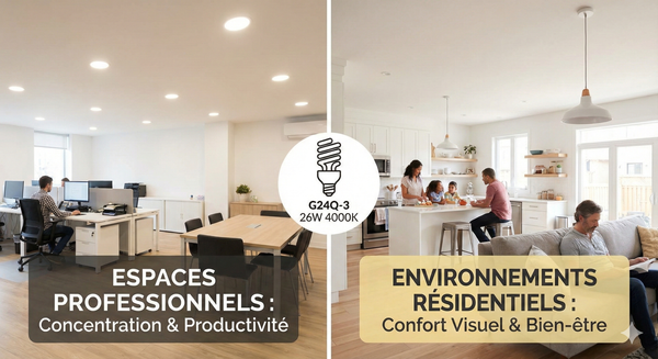 G24Q-3 26W 4000K : Ampoule Fluocompacte PL-C 4 broches