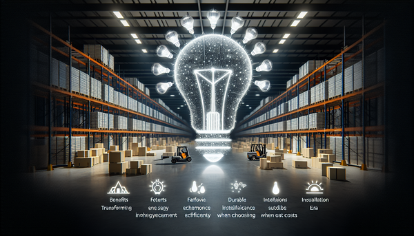 Ampoules LED pour entrepôt : améliorez sécurité, efficacité et économies avec un éclairage industriel intelligent