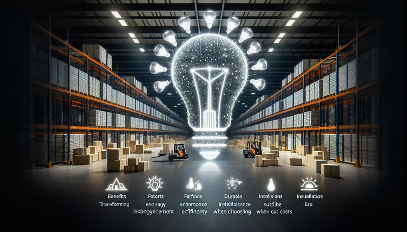 Ampoules LED pour entrepôt : améliorez sécurité, efficacité et économies avec un éclairage industriel intelligent