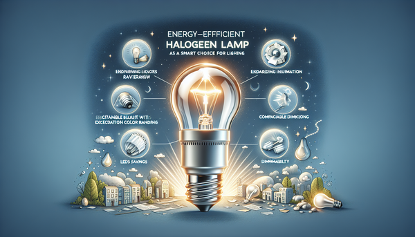 Lampe halogène basse consommation : une alternative éco-responsable aux LED avec culot E14 et variateur