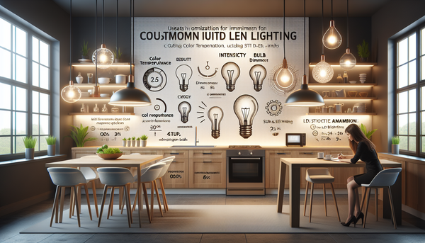 Comment choisir les meilleures ampoules LED pour une cuisine bien éclairée, économique et design