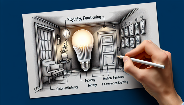 Comment choisir la meilleure ampoule LED pour éclairer votre couloir avec économie d’énergie et style