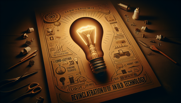 Ampoule incandescente longue durée : une alternative durable, vintage et chaleureuse face aux LED et fluocompactes