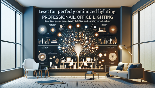Optimisez la productivité et le bien-être au travail avec un éclairage de bureau professionnel adapté et performant