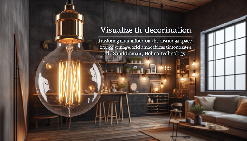 Ampoule Filament Edison Rétro : Éclairage LED Vintage pour une Déco Industrielle, Scandinave ou Bohème