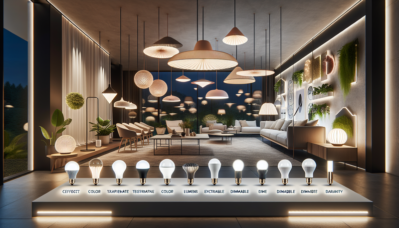 Comment choisir une ampoule LED pour un intérieur moderne : guide complet pour un éclairage esthétique, performant et écoénergétique