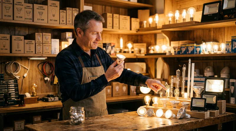 fournisseur lampes halogène - guide Jurassic Light