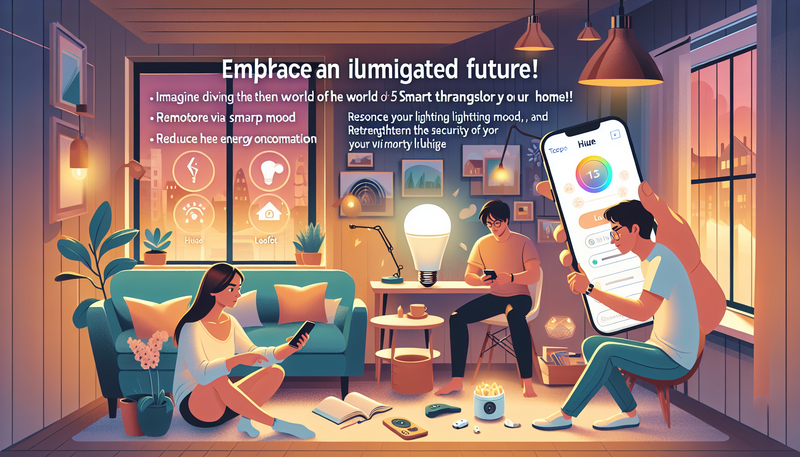 Optimisez votre maison avec l'éclairage connecté : ambiances personnalisées, économie d'énergie et contrôle intelligent