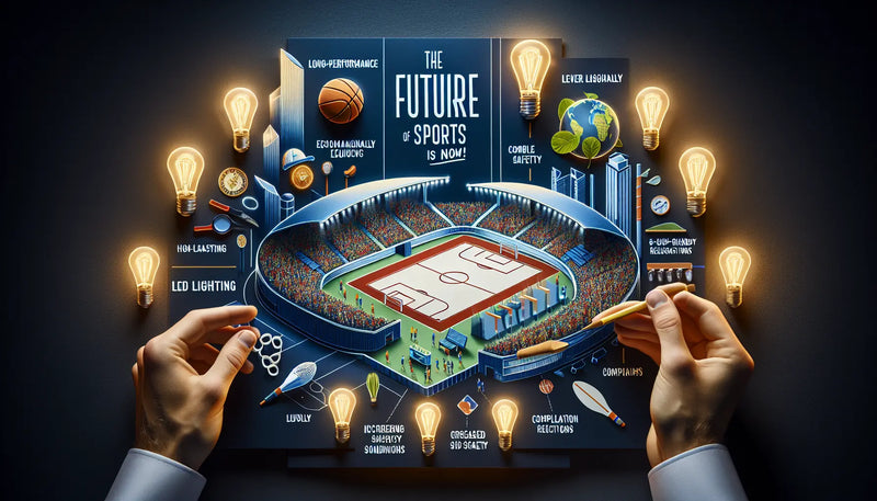 Éclairage LED pour équipements sportifs : performance, économies d'énergie et sécurité pour stades, gymnases et terrains extérieurs