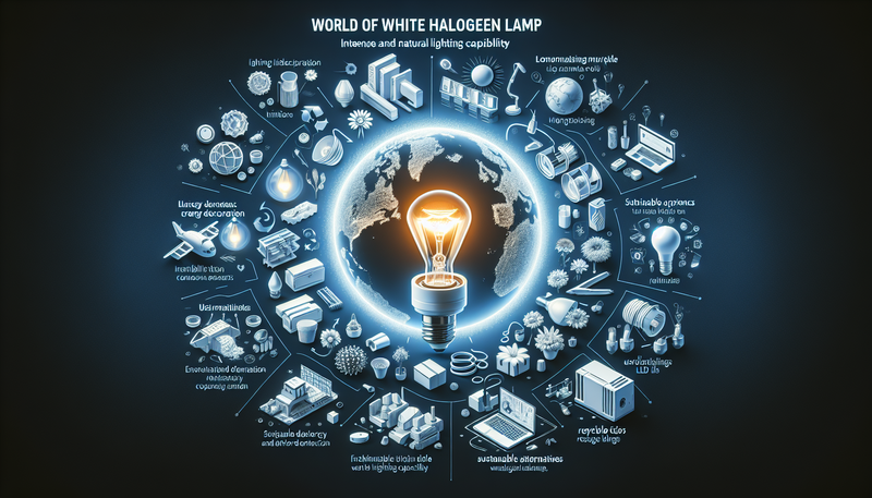 Lampe halogène lumière blanche : guide complet sur son éclairage, ses avantages, inconvénients et alternatives LED